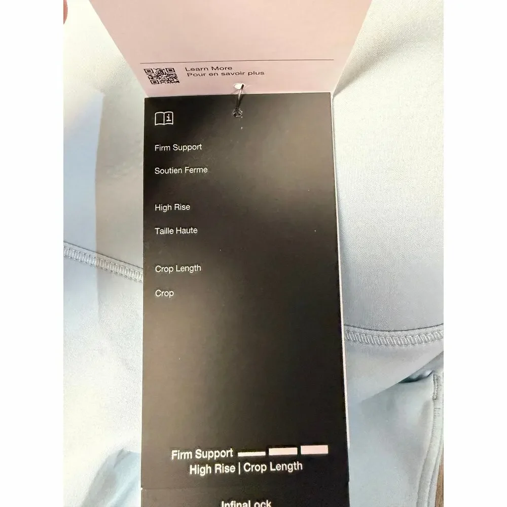 Nike Go Firm Support Cropped High Waist Legging Blue NEW